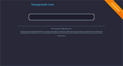 Desktop Screenshot of beaugrande.com